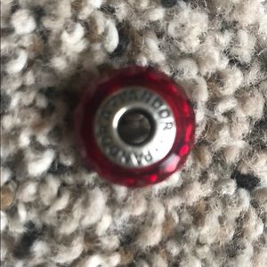 Pandora Red Glass Bead for Charm Bracelet